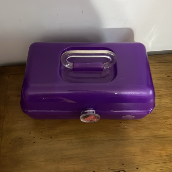 Vintage Purple Glitter Caboodle Travel Case 2622 - Picture 3 of 8